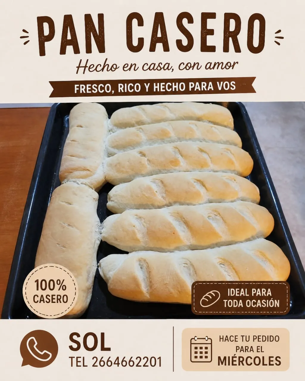 Pan casero