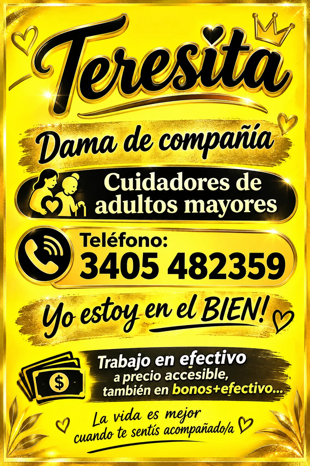 Cuidadora de adultos mayores